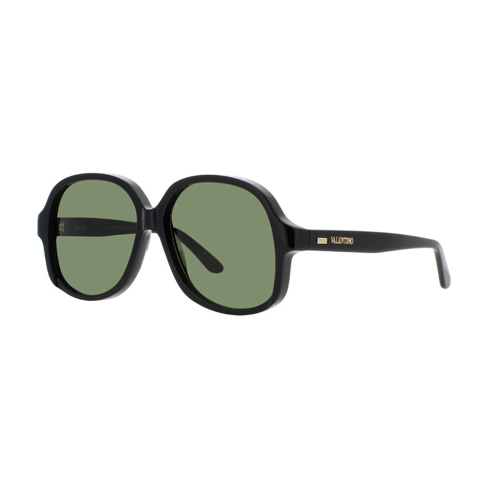 NWOT Valentino VLS 177 Black Oversized Square Sunglasses Unisex Luxury